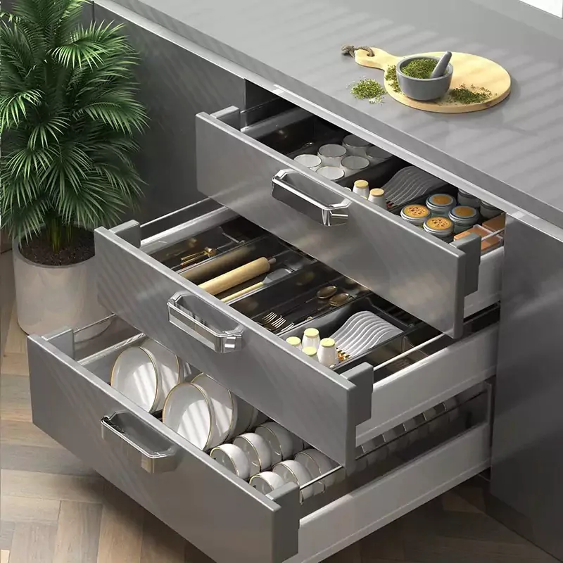 Kitchen cabinet storage accessories utensil organizer