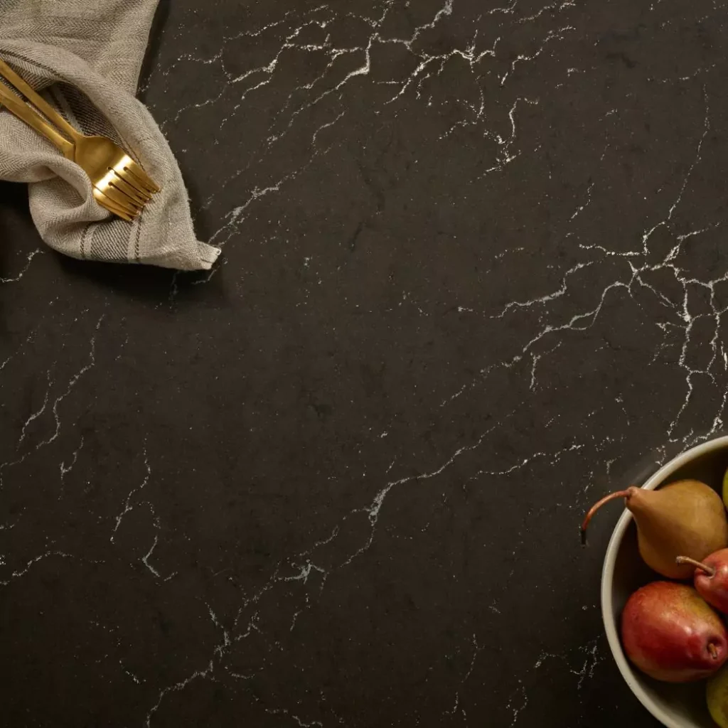 Take a look at some of the newest dark quartz countertops cambrias charlestown