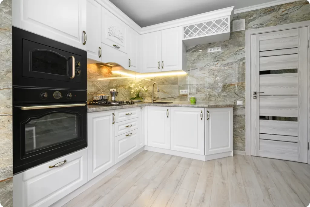 Showcase Inset Kitchen Cabinets in Bellevue