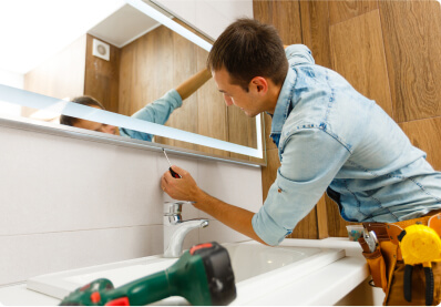 partial bathroom renovation