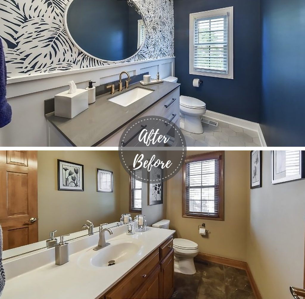 before and after bathroom remodel 8