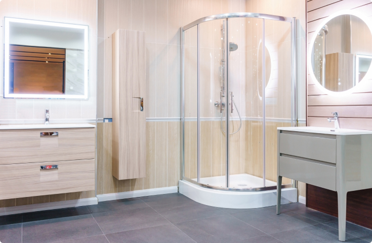 shower stall conversion