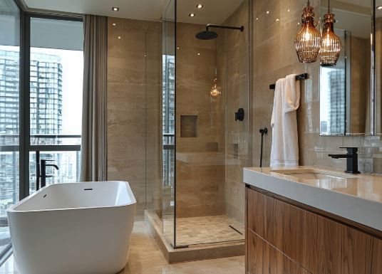 cramped bathrooms