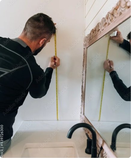 size and layout of the bathroom