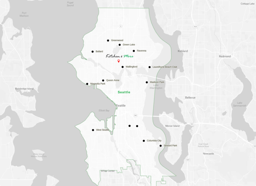 kitchen renovation Seattle Map